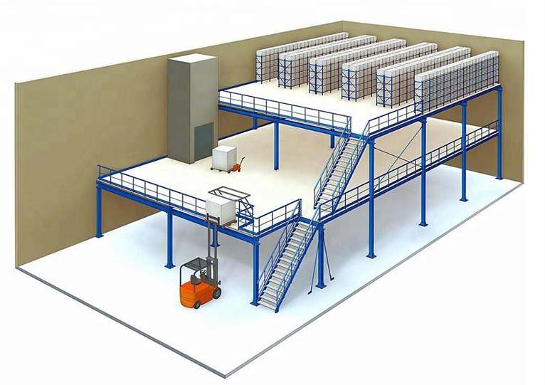 Metal Mezzanine Floor Steel Platform